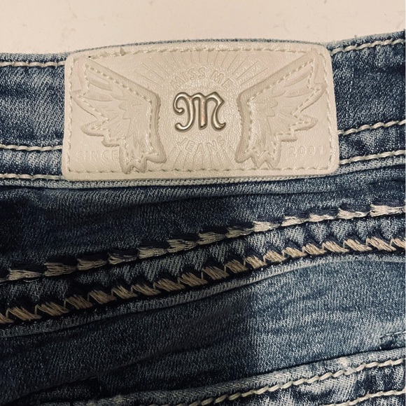 Miss Me Blue Denim Shorts - Picture 11 of 12